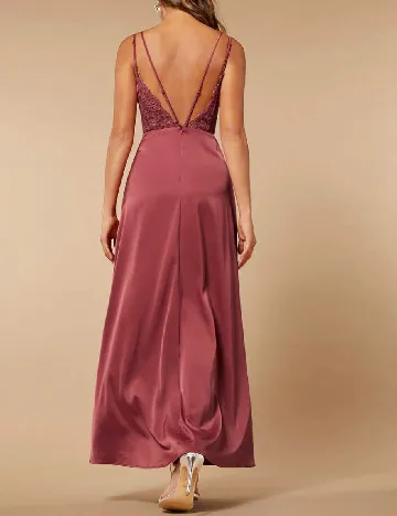 Rochie lunga SHEIN, roz pudra