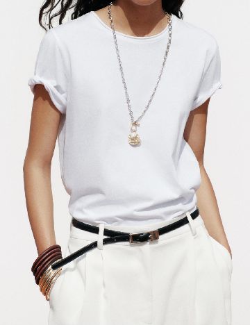 Tricou Zara, alb
