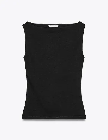 Top Zara, negru