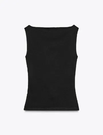 Top Zara, negru