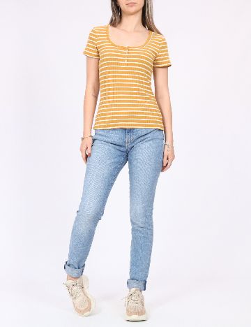 Tricou Vero Moda, mustar