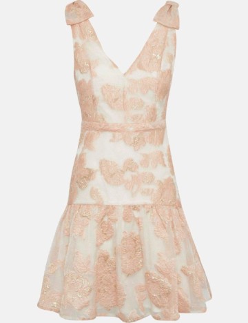 Rochie scurta Coast, alb/roz