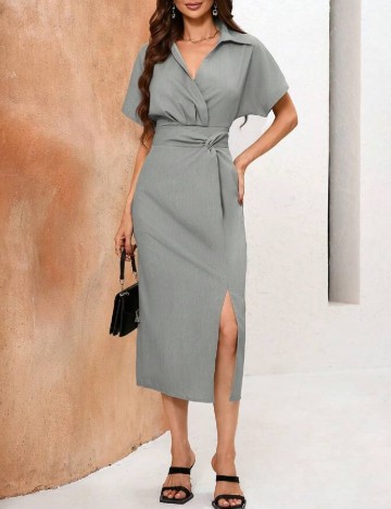 Rochie medie SHEIN, gri
