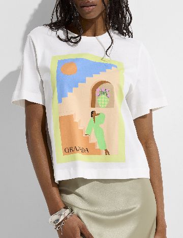 Tricou Vero Moda, alb