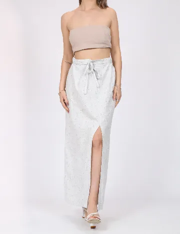 Fusta Vero Moda, gri