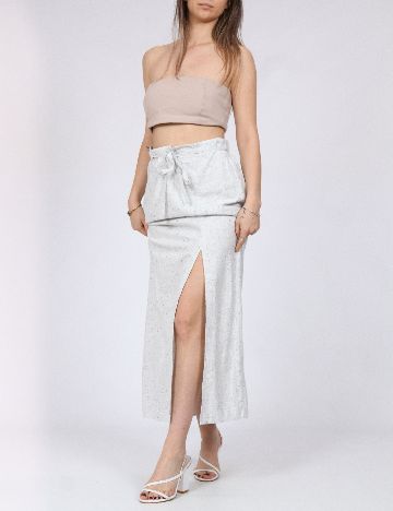 Fusta Vero Moda, gri