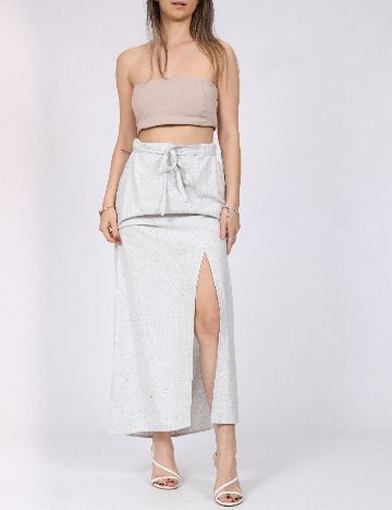 Fusta Vero Moda, gri