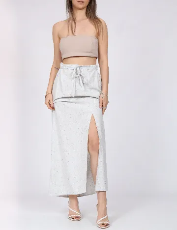 Fusta Vero Moda, gri