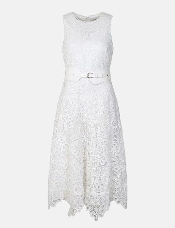 Rochie medie Coast, alb