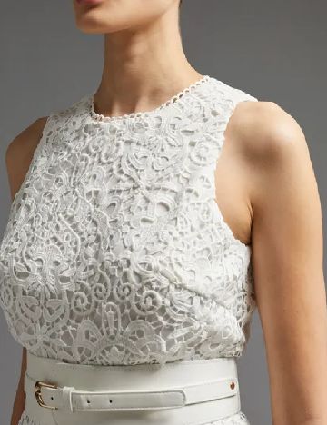 Rochie medie Coast, alb