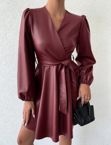 Rochie scurta SHEIN, visiniu