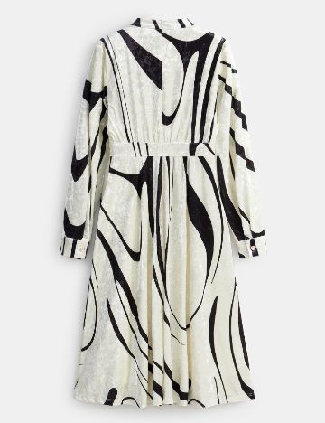 Rochie medie MOTF, ecru