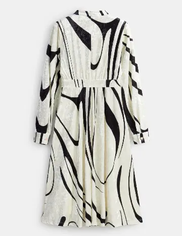 Rochie medie MOTF, ecru