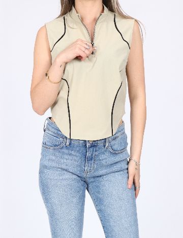 Top Vero Moda, verde
