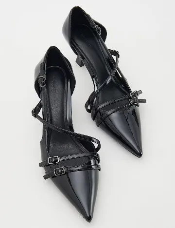 Pantofi Reserved, negru