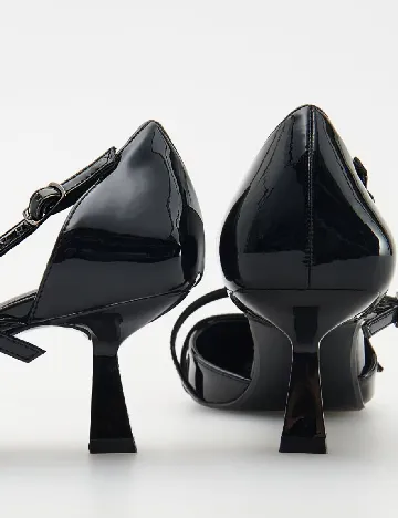 Pantofi Reserved, negru