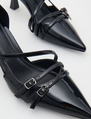 Pantofi Reserved, negru