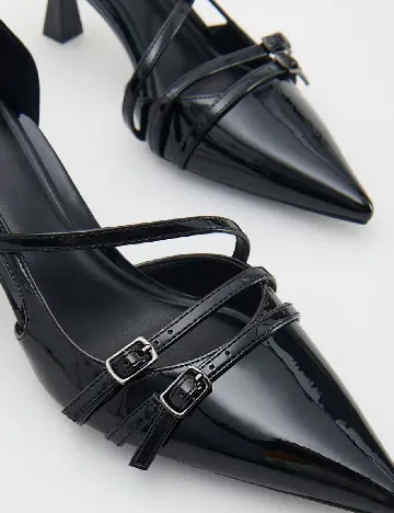 Pantofi Reserved, negru
