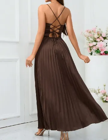 Rochie lunga SHEIN, maro