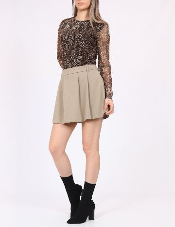 Fusta pantalon Only, bej