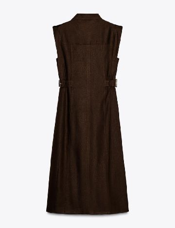 Rochie medie Zara, maro
