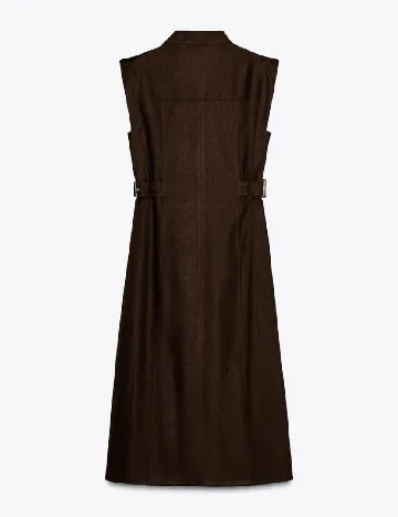 Rochie medie Zara, maro