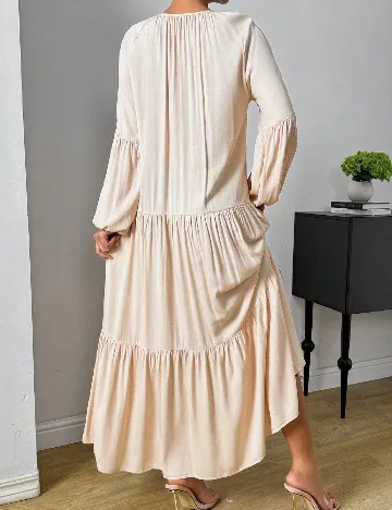 Rochie lunga SHEIN, crem