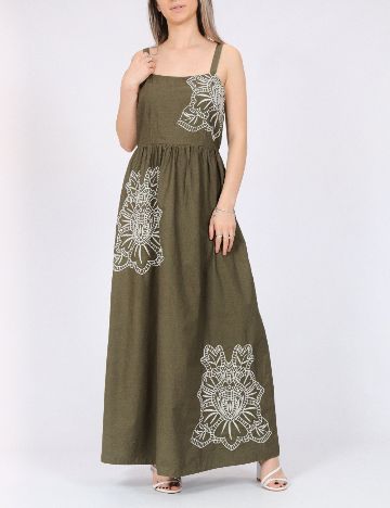 Rochie lunga Vero Moda, verde