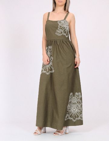 Rochie lunga Vero Moda, verde