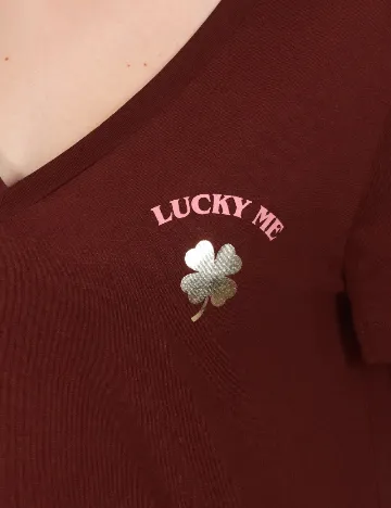 Tricou Vero Moda, visiniu