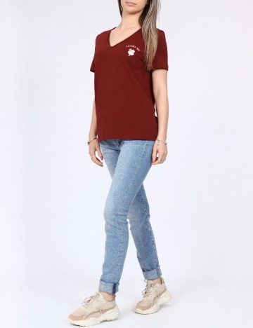 Tricou Vero Moda, visiniu