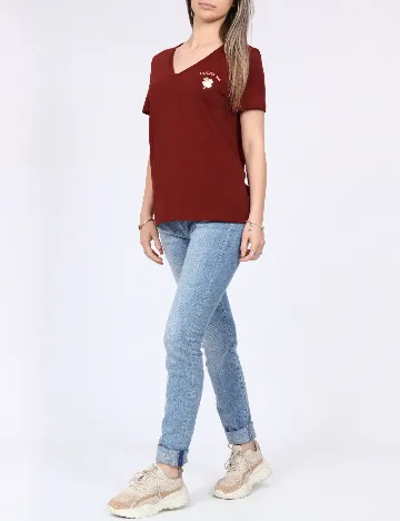 Tricou Vero Moda, visiniu