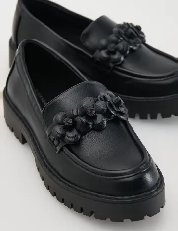 Mocasini Reserved, negru