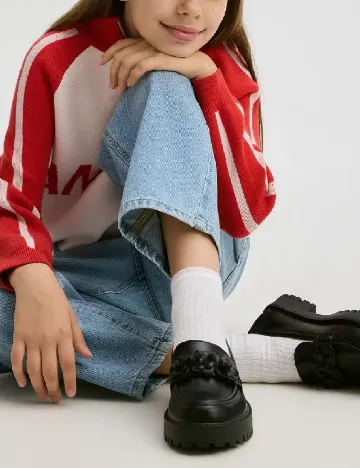Mocasini Reserved, negru