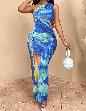 Rochie lunga SHEIN, albastru