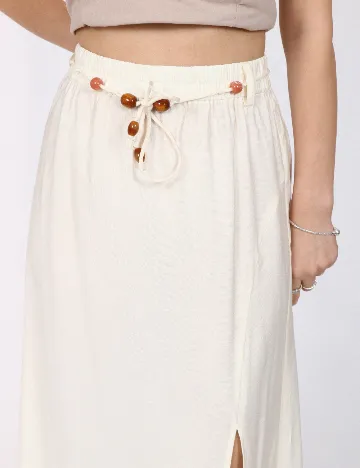 Fusta Vero Moda, crem