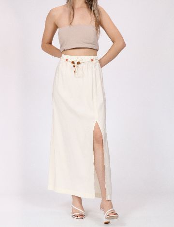 Fusta Vero Moda, crem