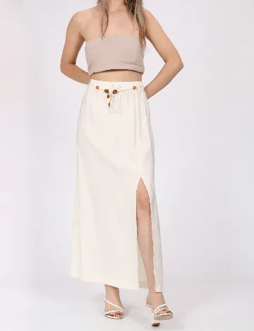 Fusta Vero Moda, crem