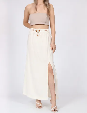 Fusta Vero Moda, crem