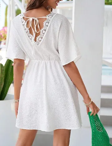 Rochie scurta SHEIN, alb