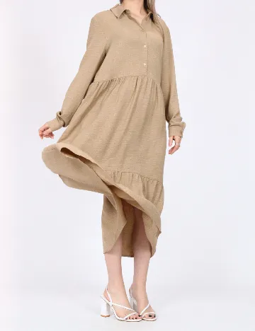 Rochie medie Vero Moda, maro