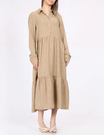Rochie medie Vero Moda, maro
