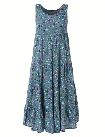 Rochie lunga SHEIN CURVE, albastru