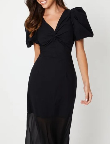 Rochie lunga Coast, negru