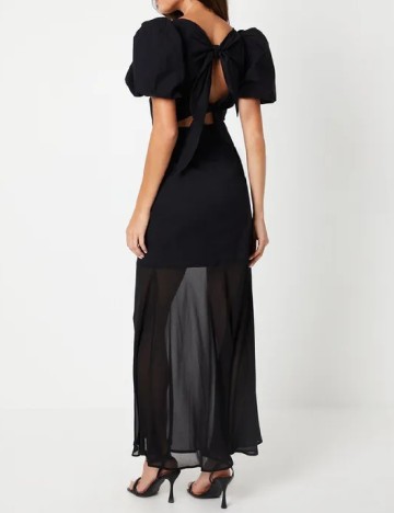 Rochie lunga Coast, negru