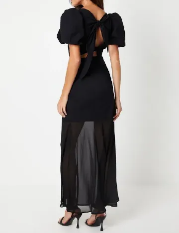 Rochie lunga Coast, negru
