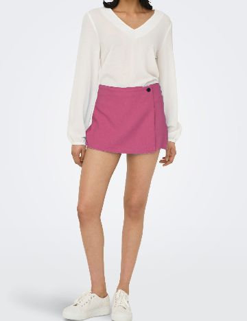 Fusta pantalon Only, roz