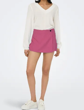 Fusta pantalon Only, roz