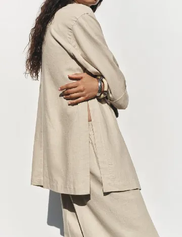 Sacou Oversize Zara, bej