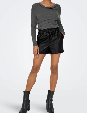 Pantaloni scurti Only, negru